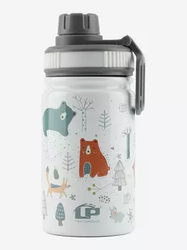Термобутылка LP Thermoproducts Kids Animals, 0,35 л, белая, Белый