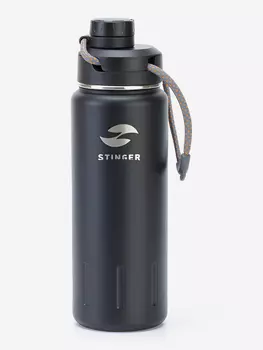 Термобутылка Stinger 710 мл, Черный