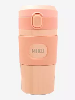 Термокружка MIKU 350 мл (TH-MG-350-PCH), цвет персиковый, Зеленый