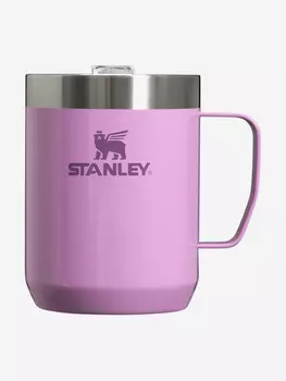 Термокружка Stanley Classic, 230 мл, фиолетовая, с ручкой и крышкой, Фиолетовый