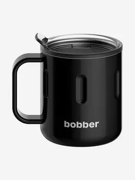 Термокружка вакуумная BOBBER Mug 300 мл, черный, тепло до 2 часов, Черный