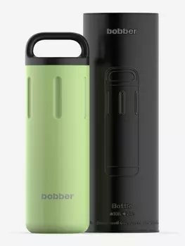 Термокружка BOBBER Bottle с ручкой 770 мл, тепло до 10 часов, мятный, Зеленый