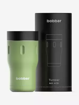 Термокружка вакуумная BOBBER Tumbler 350 мл, крышка 360, тепло до 6 часов, мятный, Зеленый