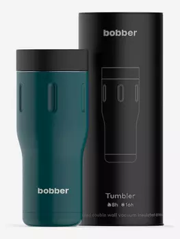 Термокружка вакуумная для напитков Tumbler BOBBER, 470 мл, Синий