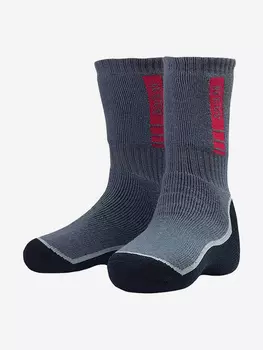 Термоноски мужские Alaskan зимние, влагоотводящие, для рыбалки и охоты, grey/black, XL, 44-47, Черный