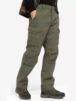 Брюки тактические мужские летние Huntsman Крафт из ткани Cotton, Зеленый