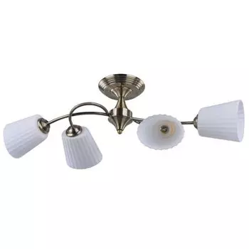 Потолочная люстра IDLamp Dorothea 879/4PF-Oldbronze