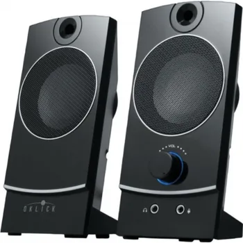 Колонки Oklick OK-118 2.0 черный 4Вт