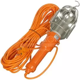Светильник переносной 15 м, круглая вилка, 2Р, оранжевый, TDM Electric, УП-2Р, SQ0306-0008