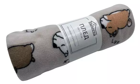 Плед флис Belezza Sleep Dog 130x170