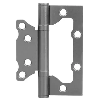 Петля накладная ISPARUS. ун. 800-4" FHP (светлый графит) без колп.(100х74х2,5)