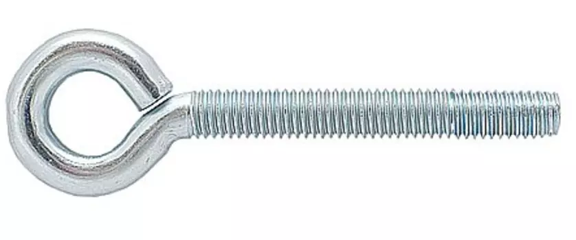 Петля-винт M5, 30х8 мм, оцинкованная, 2 шт
