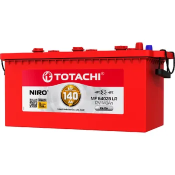 Грузовой аккумулятор Totachi Niro MF 64028 140Ач о/п конус