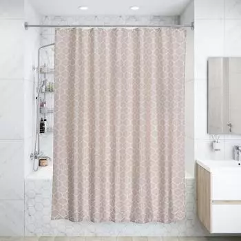 Штора для ванной Sensea Romantic 180x200 см полиэстер цвет мультиколор