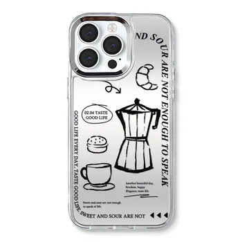 Чехол Zhitai Niche Mirror для iPhone 14/15 Pro/16 Pro Max с браслетом iPhone 16 Pro