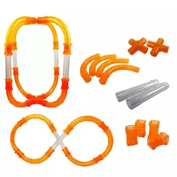 Набор дополнительных элементов для турбо-трека Hot Wheels, 26 деталей