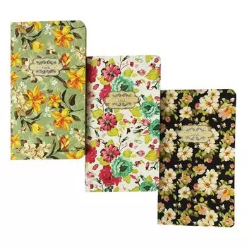 Блокнот "Flowers" H5, 8,6 х 16 см, в ассортименте
