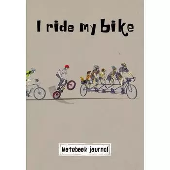 Блокнот "I ride my bike. Велосипедисты", 160 стр.