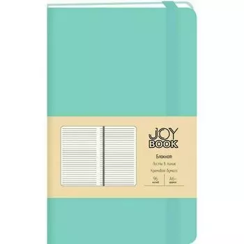 Блокнот Канц-Эксмо Joy Book Снежная мята, 96 листов, в линейку, А6-