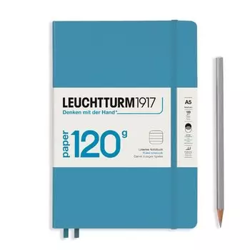 Блокнот Leuchtturm Edition А5, в линейку, нордический синий, 203 страниц, твердая обложка