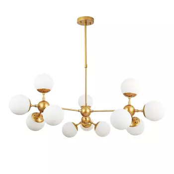 Люстра подвесная Arte Lamp Bolla E14 480 Вт 14 кв.м (A1664SP-12GO)
