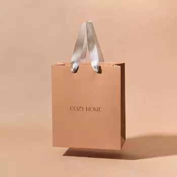 Пакет подарочный Cozy Home 22х10х26