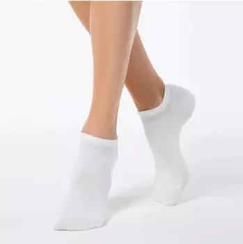 Носки женские короткие "Лучшие" (5 штуки) размер 36-41 (Белые)
