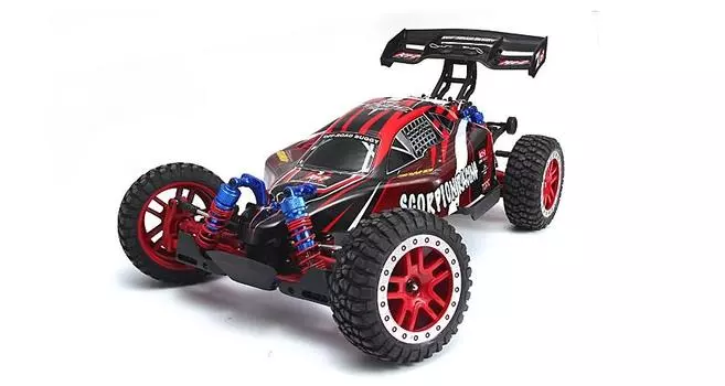Радиоуправляемый багги Remo Hobby Scorpion 4WD RTR масштаб 1:8 2.4G - RH8055 (Красный)