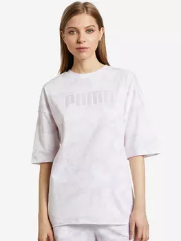 Футболка женская PUMA Summer Graphic AOP, Фиолетовый, размер 40-42