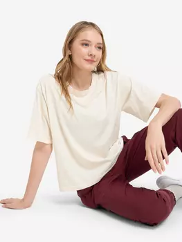 Футболка женская оверсайз Reebok, Бежевый