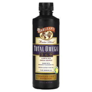 Добавка Total Omega 3-6-9 Barlean's Master Blend, лимонад