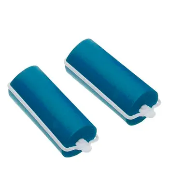 DEWAL BEAUTY Бигуди резиновые синие, d 16x70 мм 10 шт