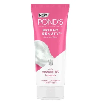POND S Bright Beauty Spotless Glow Facewash с витамином B3 - 100 г pack of 1