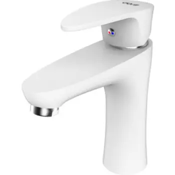 Смеситель для раковины Dorff Alpha белый (D9021000WH)