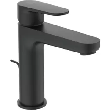 Смеситель для раковины Ideal Standard Cerafine O с донным клапаном, черный шелк (BC699XG)