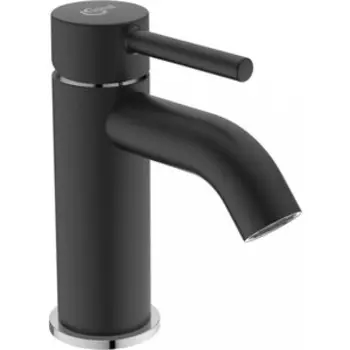 Смеситель для раковины Ideal Standard Ceraline с донным клапаном, черный (BC203U4)