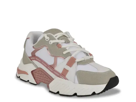 Кроссовки Carrli Guess, White/Grey/Pink