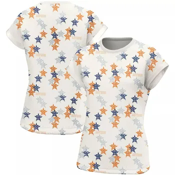 Женская белая футболка в стиле Lusso Houston Astros Madge Dolman Tri-Blend