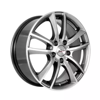 Диск колесный X'trike X-116 6.5xR16 5x105 ЕТ38 ЦО56.6 темно серый с полировкой 28088