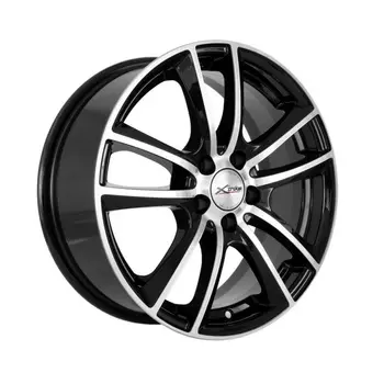 Диск колесный X'trike X-116 6.5xR16 5x114.3 ЕТ45 ЦО67.1 черный полированный 27790
