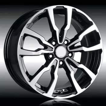 Диск колесный X'trike X-117 6.5xR16 5x112 ЕТ45 ЦО57.1 черный частично полированный 28071