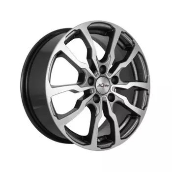 Диск колесный X'trike X-117 6.5xR16 5x114.3 ЕТ45 ЦО67.1 темно серый с полировкой 28135