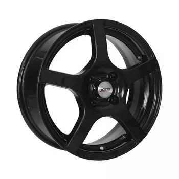 Диск колесный X'trike X-117 6xR15 4x108 ЕТ45 ЦО63.35 черный глянцевый 28238