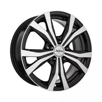 Диск колесный X'trike X-118 6.5xR16 5x105 ЕТ38 ЦО56.6 черный с полировкой 29144