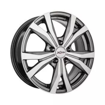 Диск колесный X'trike X-119 6.5xR16 5x115 ЕТ41 ЦО70.2 темно серый с полировкой 29156