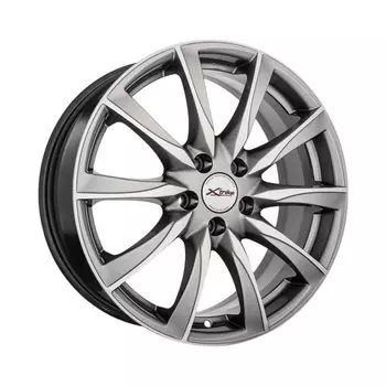 Диск колесный X'trike X-119 7xR17 5x100 ЕТ38 ЦО67.1 темный серебристый 28781