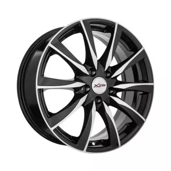 Диск колесный X'trike X-120 7xR17 5x114.3 ЕТ45 ЦО67.1 черный с полировкой 29088