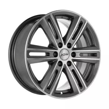 Диск колесный X'trike X-123 7.5xR17 6x114.3 ЕТ30 ЦО67.1 темный серебристый 67576