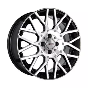 Диск колесный X'trike X-124 6.5xR16 4x108 ЕТ45 ЦО63.35 черный частично полированный 68182