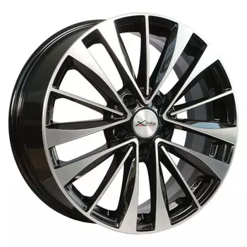 Диск колесный X'trike X-125 7xR17 5x108 ЕТ45 ЦО67.1 черный частично полированный 14809AX